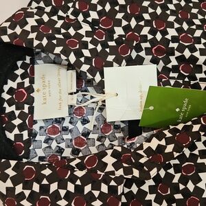 NWT Kate Spade Floral Short Sleeve Cotton Button Front Dress